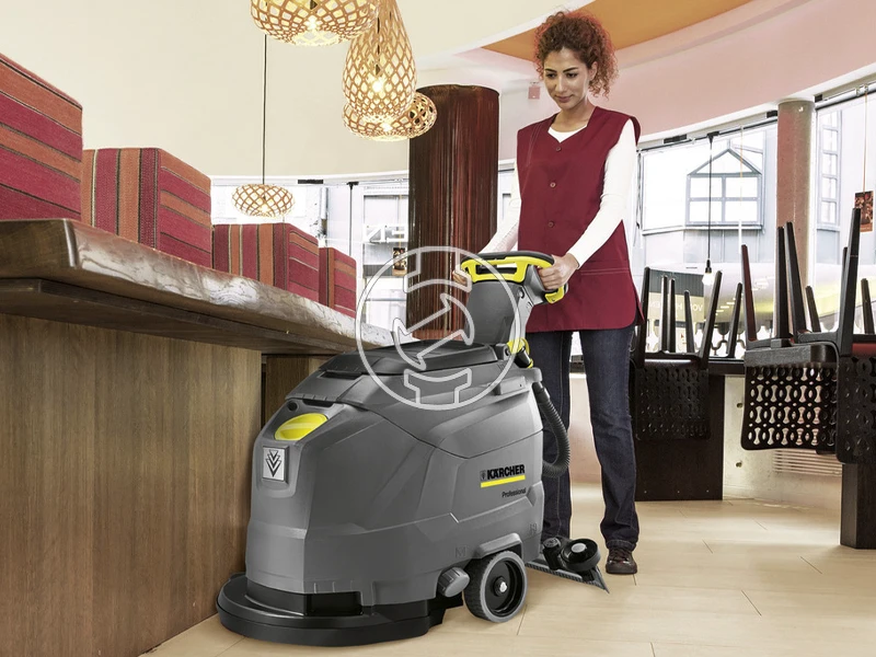 Karcher BD 43/25 C Classic Bp Pack akkus padlótisztító 80 Ah Li+FC