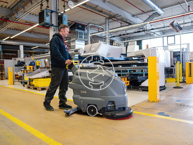 Karcher BD 50/50 C Classic akkus padlótisztító