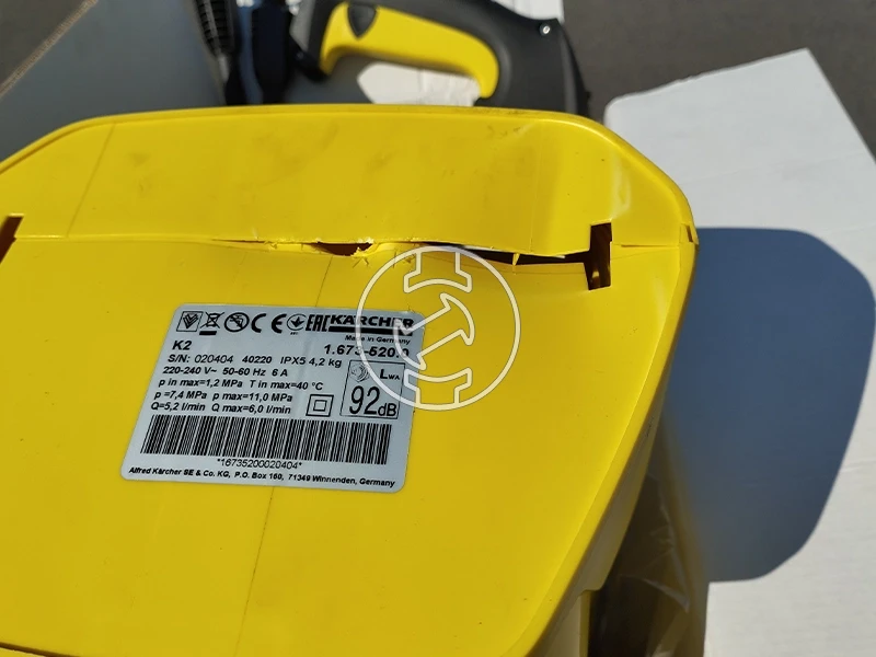 Karcher K 2 elektromos magasnyomású mosó 110 bar | 6 l/perc | 230 V (újracsomagolt)