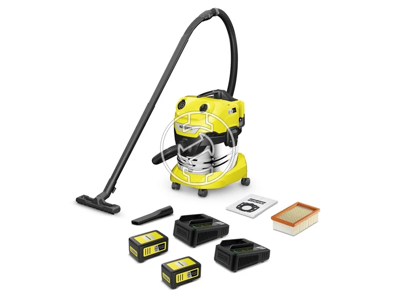 Karcher WD 4-18 S Dual Battery Set V-20/22 elektromos porszívó