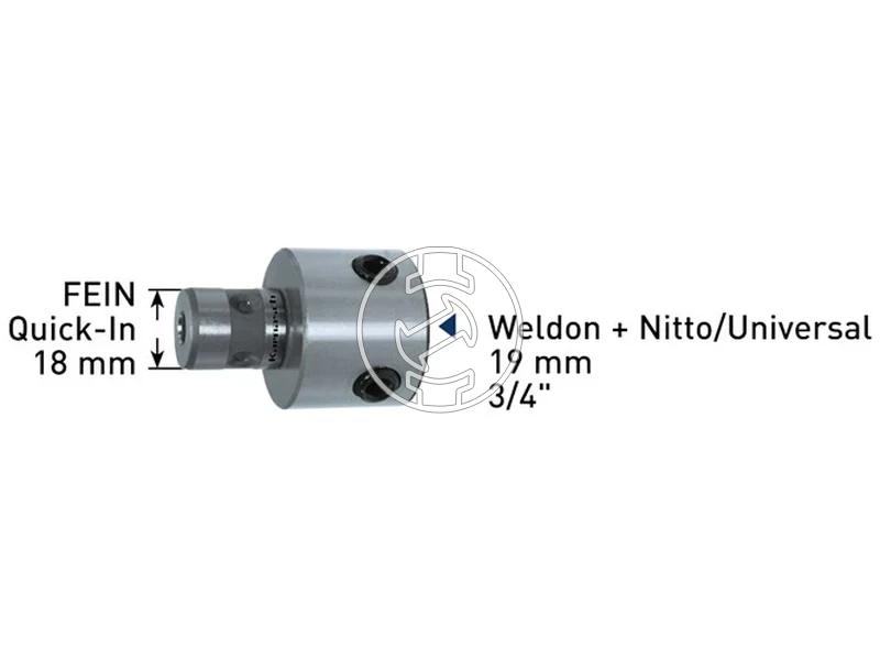 Kép: Karnasch weldon adapter 634 mm_1.webp
