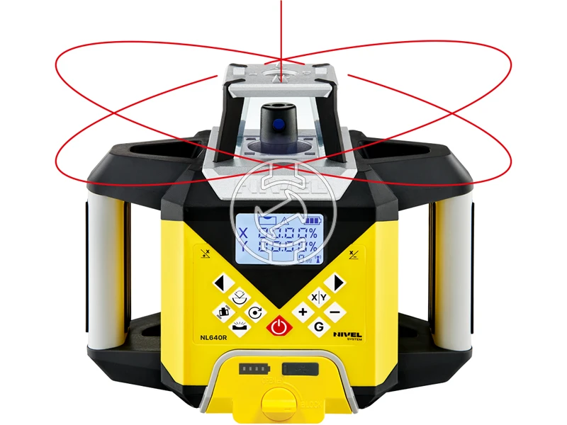 Nivel System NL640R forgólézer Hatósugár: 0 - 600 m