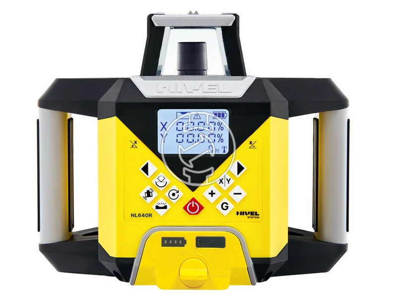 Nivel System NL640R forgólézer Hatósugár: 0 - 600 m