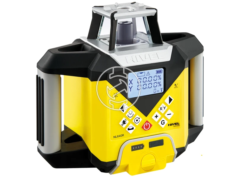 Nivel System NL640R forgólézer Hatósugár: 0 - 600 m