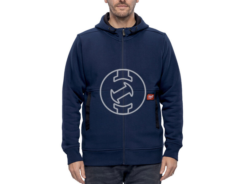 Milwaukee GRIDIRON sötétkék kapucnis pulóver L