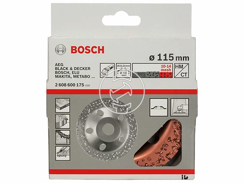 Keményfémszemcsés fazékkorong