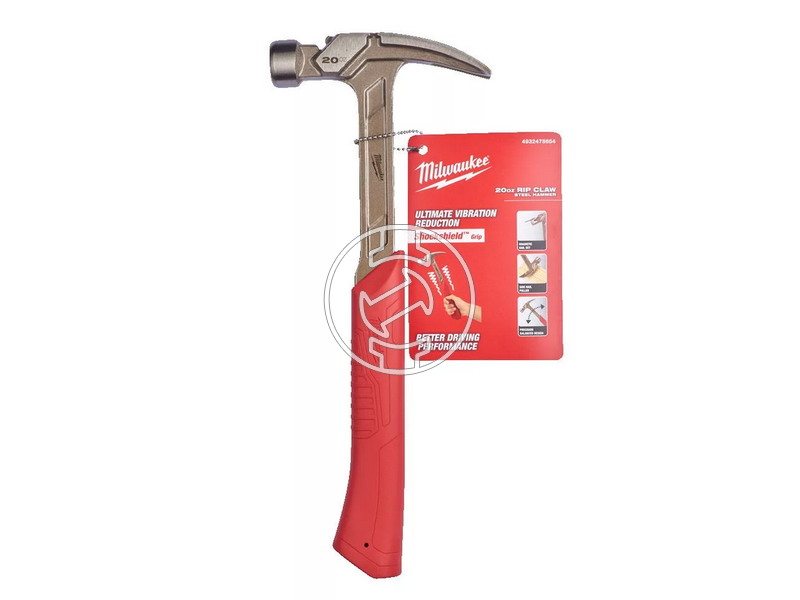 Milwaukee 570 g-os egyenes acél szeghúzó kalapács