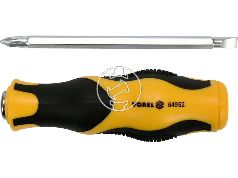 Kép: Ketvegu csavarhuzo PH2 kereszt 6 mm lapos.webp