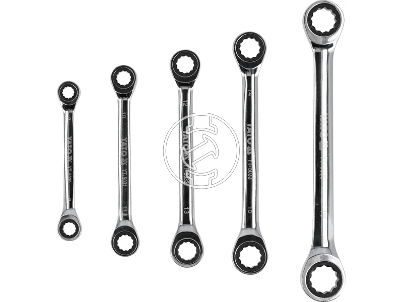 Kép: Ketvegu racsnis csillagkulcs keszlet 5 reszes.webp