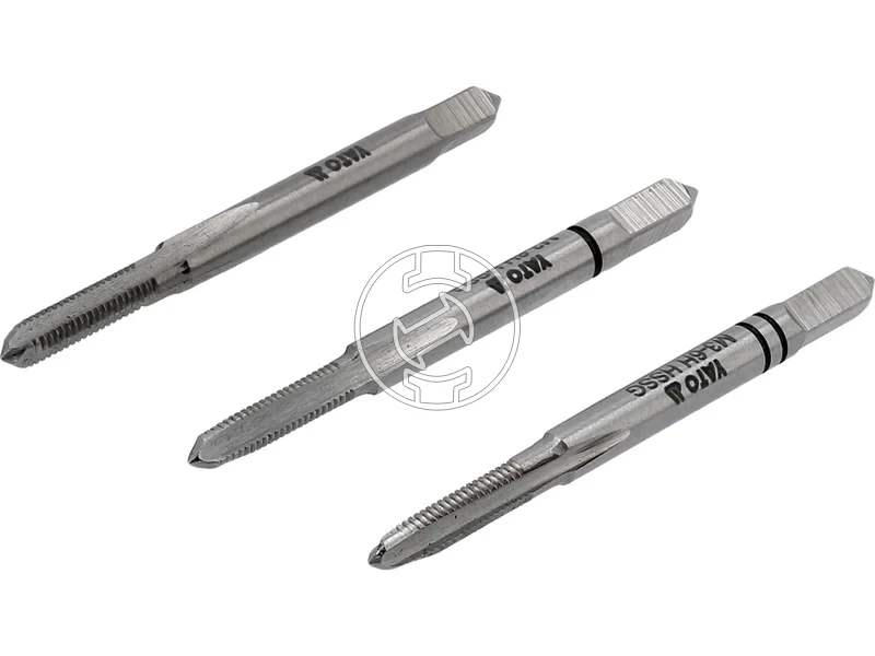 Kép: Kezi menetfuro keszlet M3 3 reszes HSS M2.webp