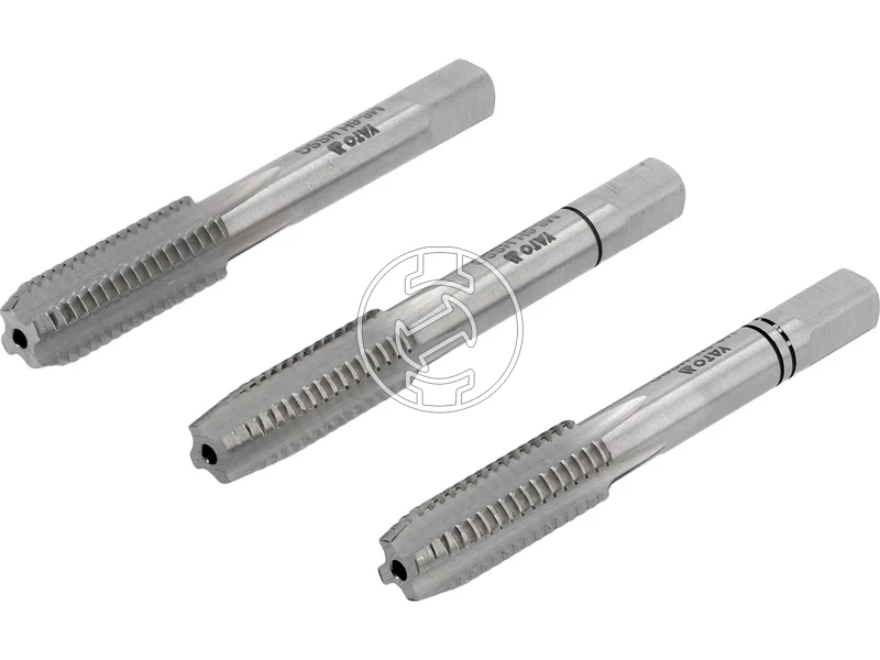 Kép: Kezi menetfuro keszlet M8 3 reszes elovagokozepsobefejezo HSS M2.webp