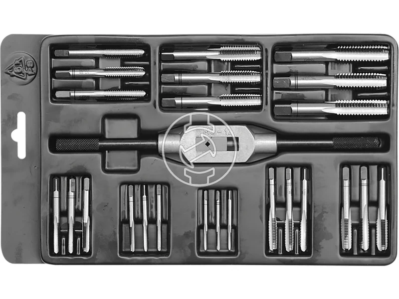 Kép: Kezi menetfuro keszlet metrikus M3M12 25 reszes.webp