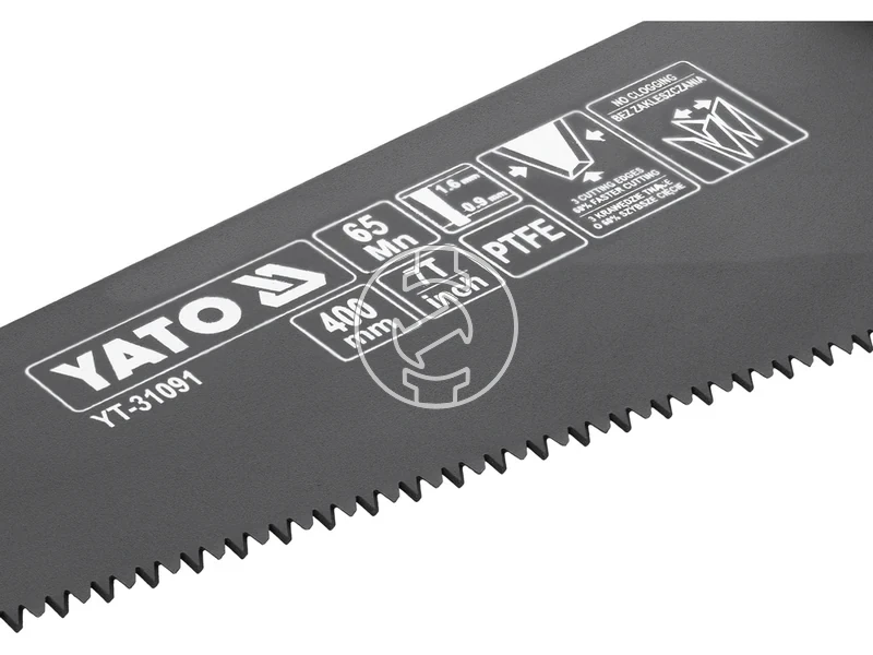 Kép: Kezifuresz fahoz 400 mm PTFE-bevonatu pengevel.webp