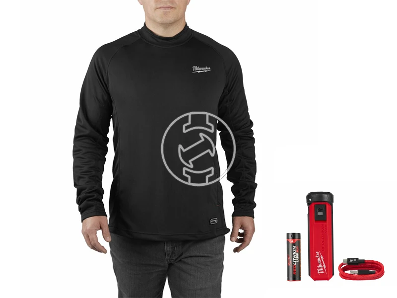 Milwaukee L4 HBLB-301XL fűthető aláöltöző felső 4 V | XL | Fekete