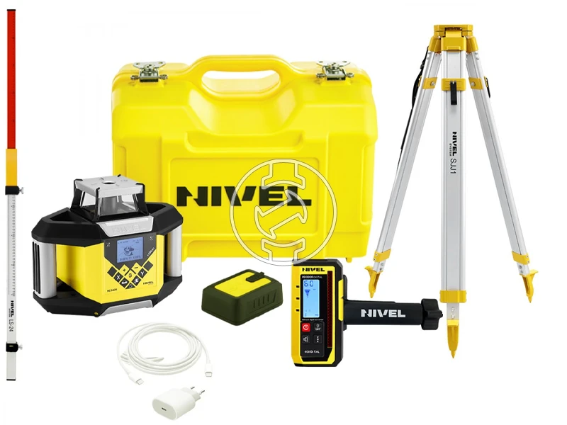Nivel System NL340R forgólézer állvánnyal és mérőléccel