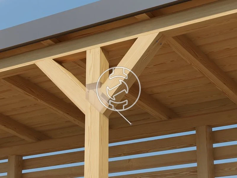 Kép: KLIMAS 80x220 faszerkezet csavar TX sarga sullyesztett feju.webp