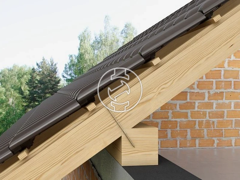 Kép: KLIMAS 80x400 faszerkezet csavar TX sarga sullyesztett feju.webp