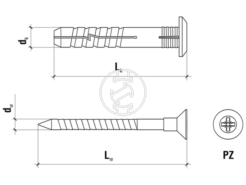 Kép: Klimas beutodubel 8x80 lapos peremmel 100dbdoboz 3200dbkarton.webp