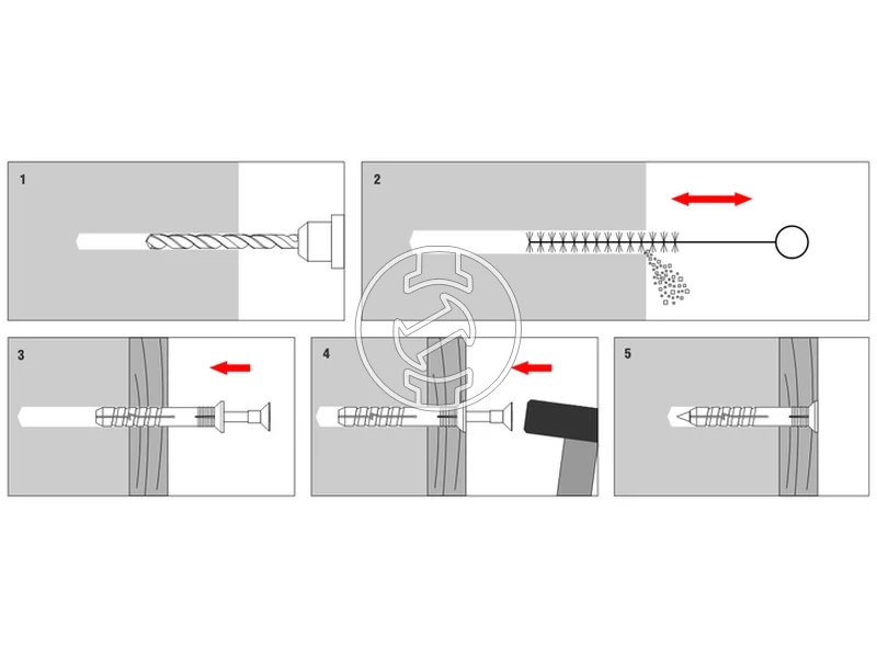 Kép: KLIMAS beutodubel sullyesztett feju 6x60 - 200dbdoboz.webp