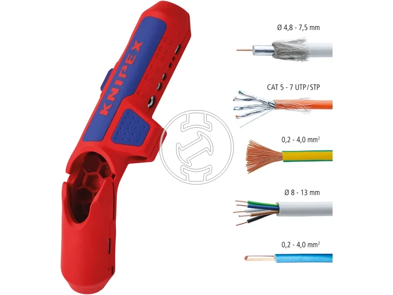 Kép: Knipex ErgoStrip balkezes univerzalis kabelcsupaszito 8 - 13 mm_13.webp