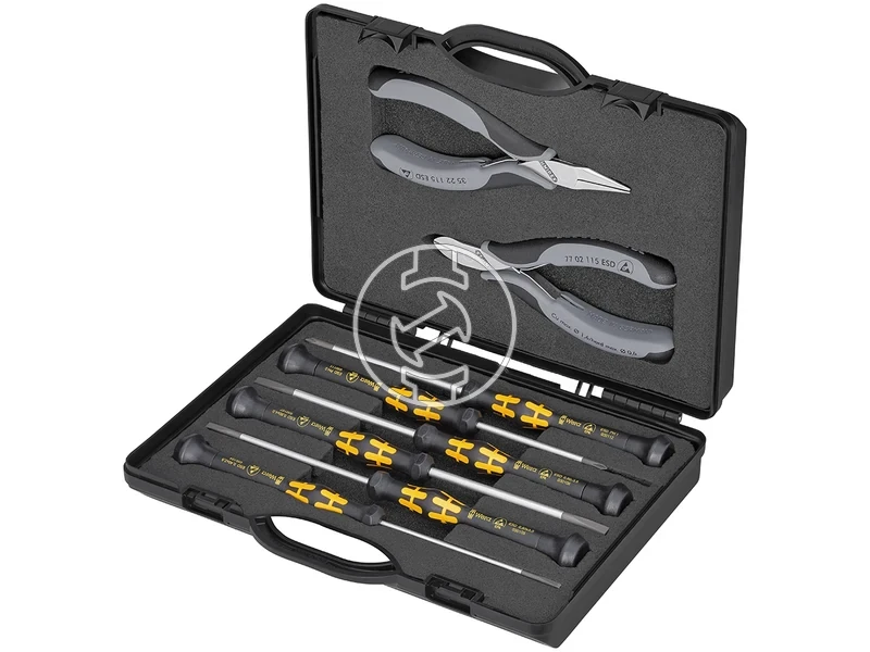 Kép: Knipex ESD elektronikai szerszamkeszlet 8 reszes_0.webp
