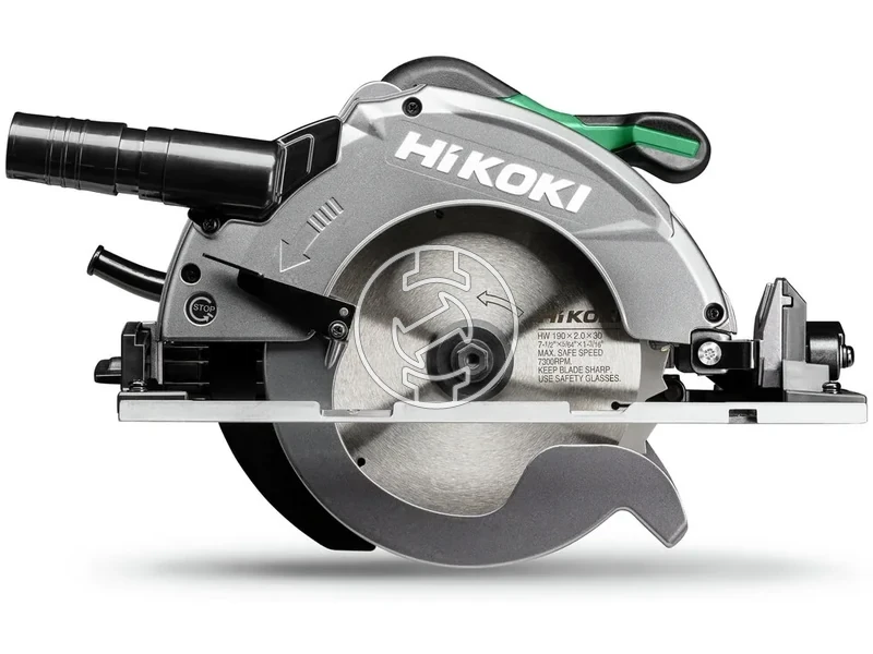 Kép: Korfuresz 1300W 190mm vm 66mm 5.2 kg hasitoek 4m kabelkabelrogzitoelektromos fekparhuzam allitocsuszo sines talp Hitbox.webp