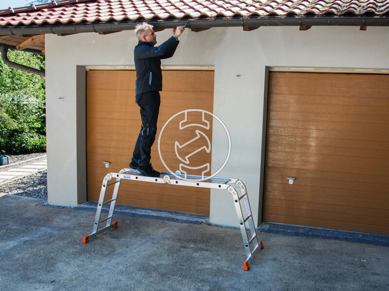 Krause MONTO négyrészes csuklós többcélú létra 4x3