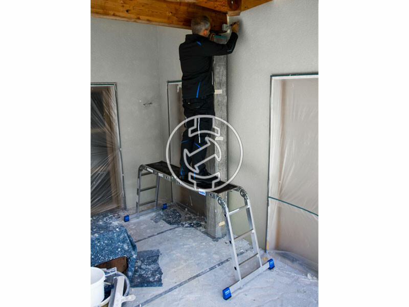 Krause STABILO négyrészes csuklós többcélú létra 4x3 + Multiboard