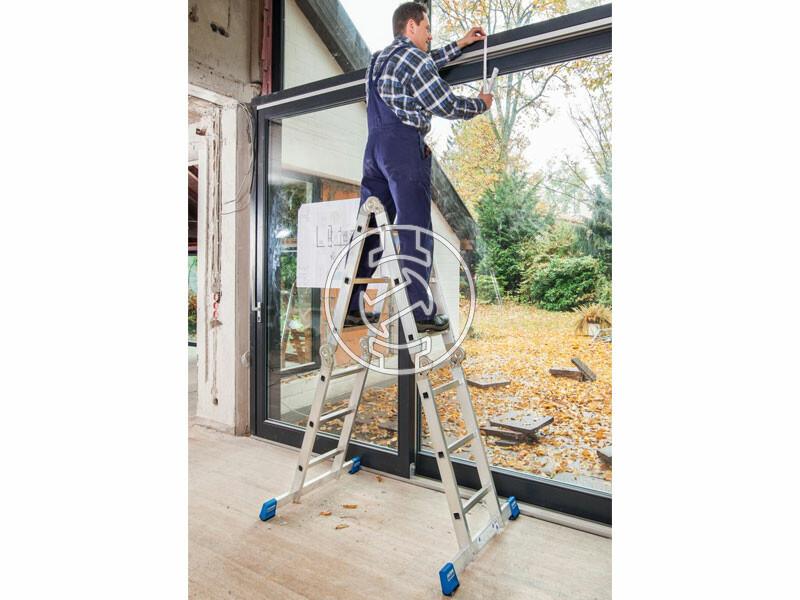 Krause STABILO négyrészes csuklós többcélú létra 4x3 + Multiboard