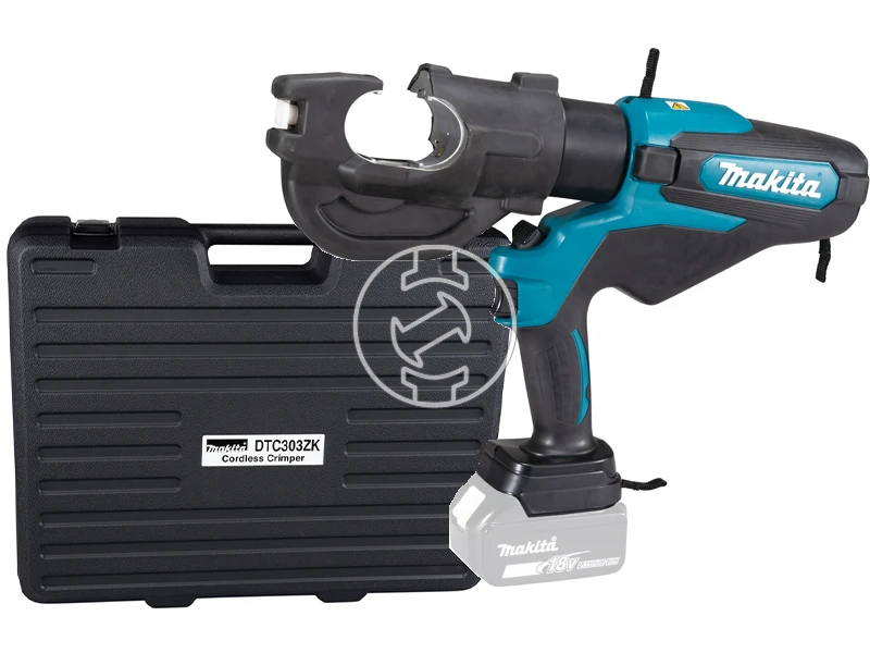 Makita DTC301ZK akkus kábelkrimpelő 18 V | 120 kN | Szénkefementes | Akku és töltő nélkül | Kofferben