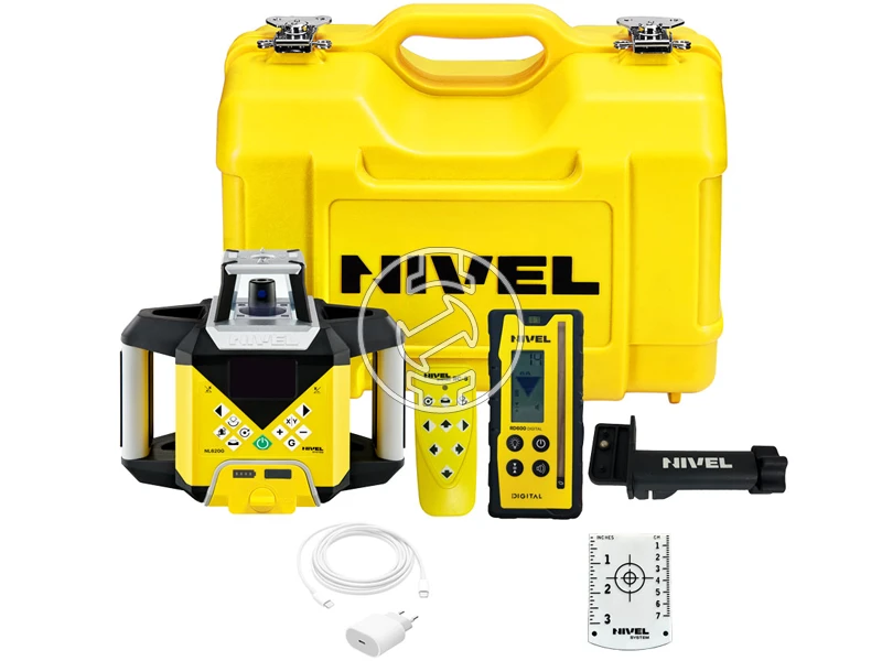 Nivel System NL620G forgólézer Hatósugár: 0 - 600 m