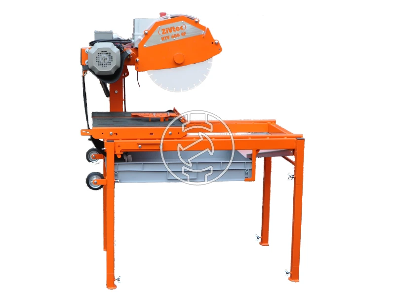 ZIVtec KTV400EF elektromos asztali téglavágó gép 230 V | 2200 W | 450 mm | Vágási mélység 145 mm | Tárcsaátmérő 400 x 25,4 mm