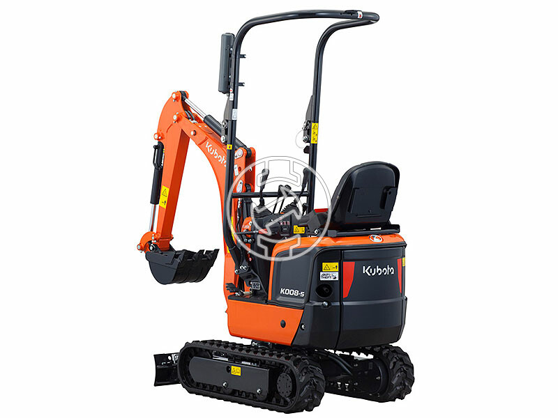 Kubota K008 -5 VHG minikotró 975 kg