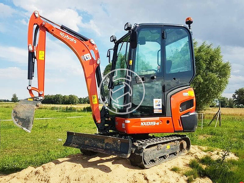 Kubota KX019 -4 GL minikotró 1855 kg