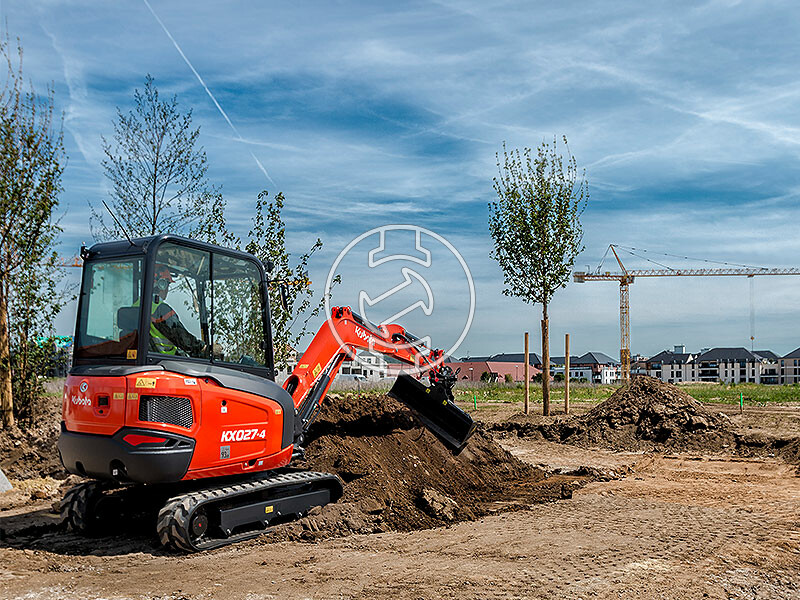 Kubota KX027 -4 GL HI minikotró 2665 kg