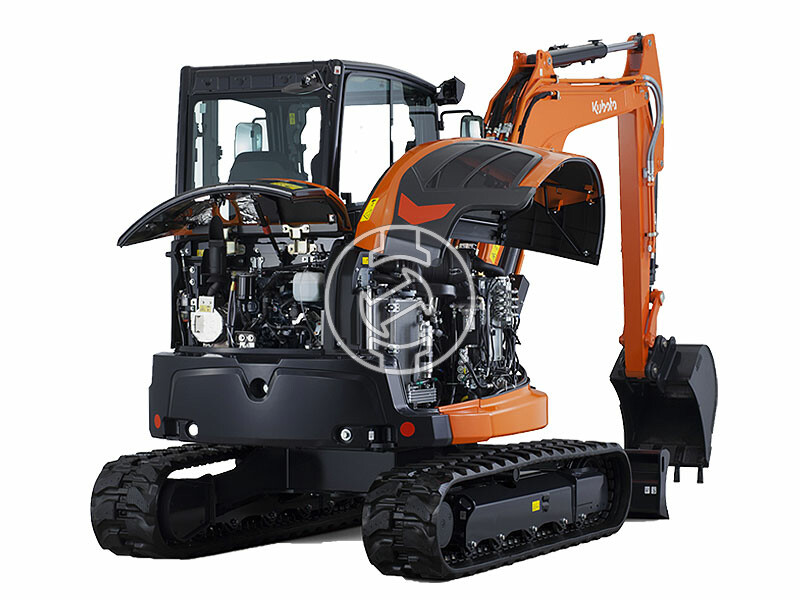 Kubota KX060 -5 KGLS2F minikotró 5635 kg