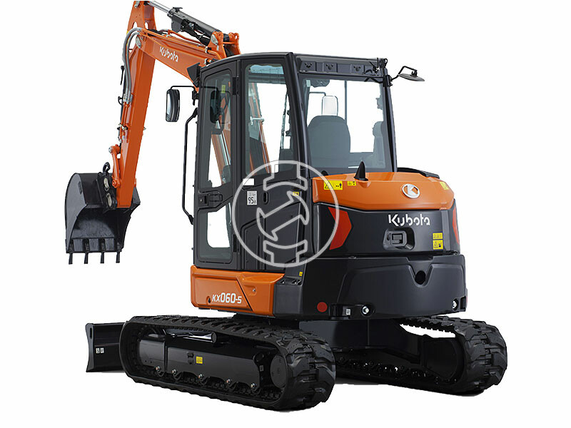 Kubota KX060 -5 KGLS2F minikotró 5635 kg