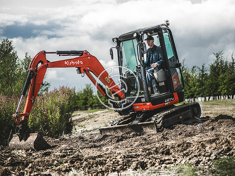 Kubota U27 -4 GL HI minikotró 2590 kg