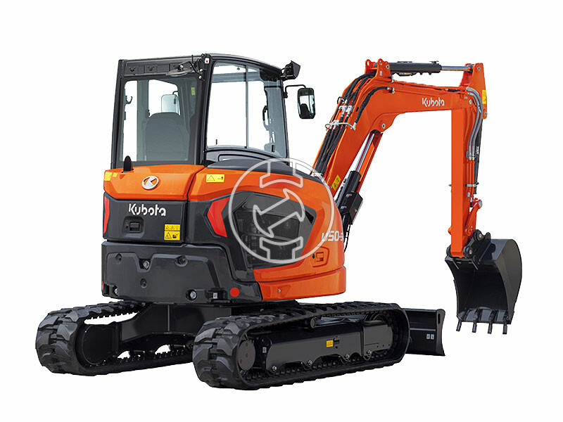 Kubota U50 -5 KGLS2 minikotró 4965 kg