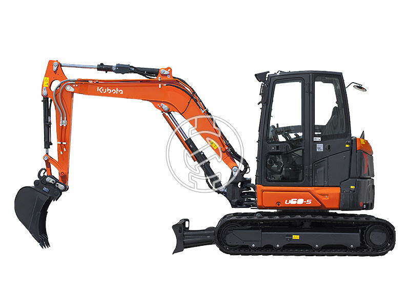 Kubota U50 -5 KGLS2 minikotró 4965 kg