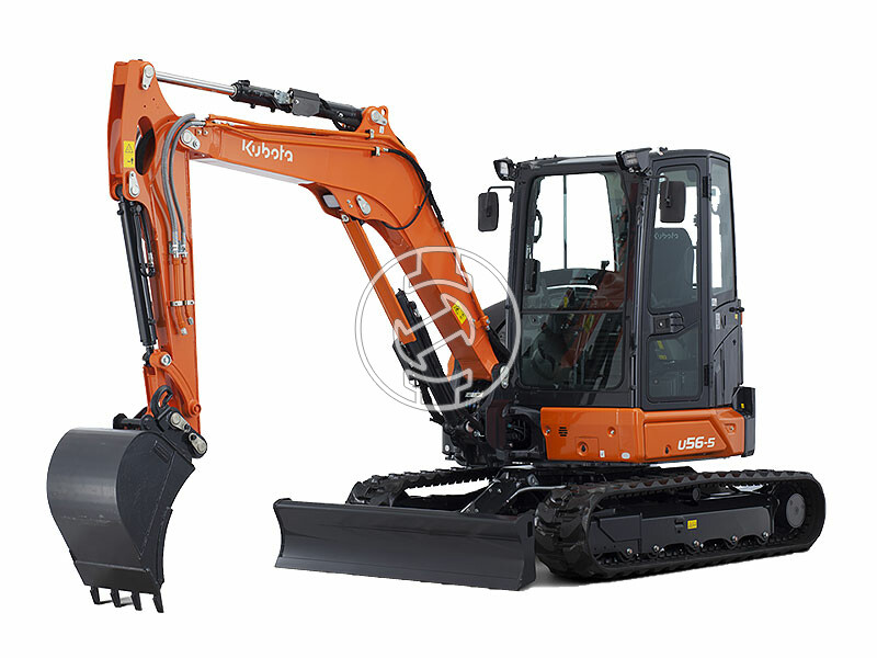 Kubota U56 -5 KGLS2 minikotró 5595 kg