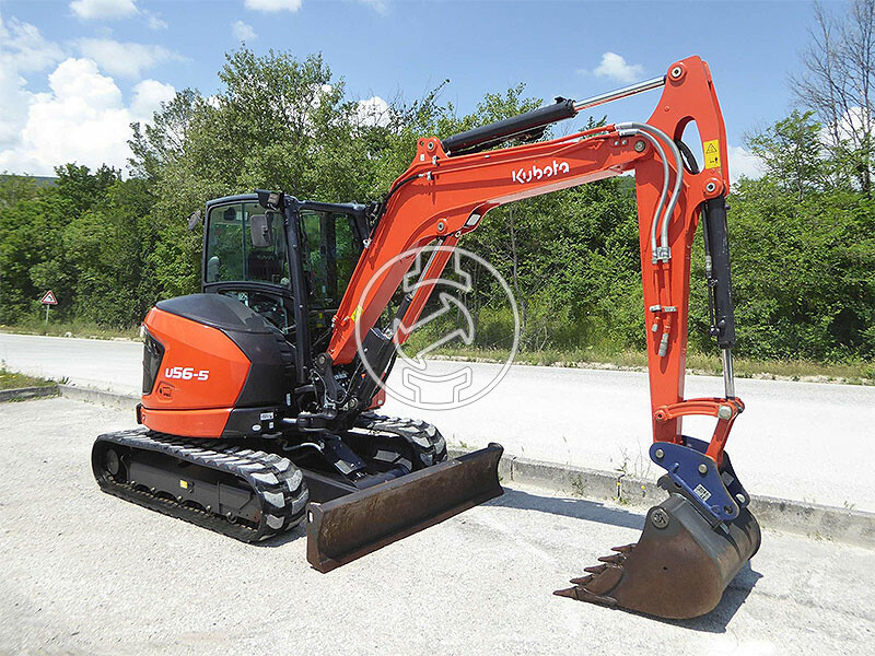 Kubota U56 -5 KGLS2 minikotró 5595 kg