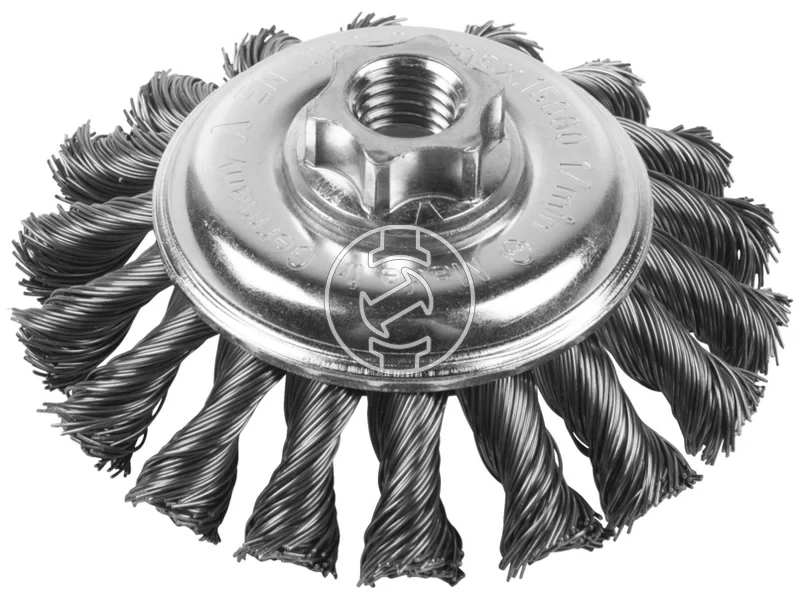 Kép: Kupos drotkorong fonott Acel05 M14 100x12 - 1 db.webp