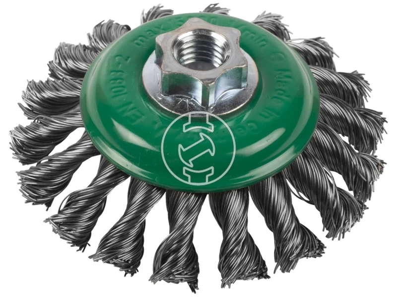 Kép: Kupos drotkorong fonott Inox05 M14 100x12 - 1 db.webp