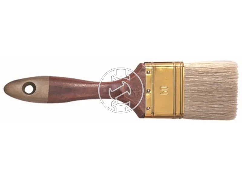 Kép: Laposecset 9St vilagos sorte barna fa nyel 30mm.webp