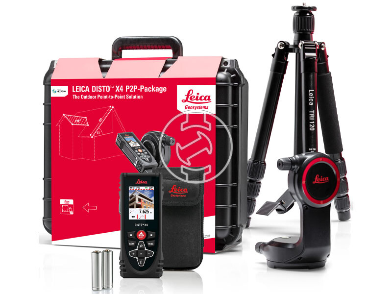 Leica Disto X4 mérőműszer csomag DST360 felszereléssel