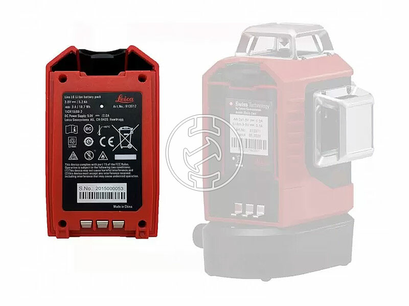 Leica Lino L6R/L6G akkumulátor és töltő szett
