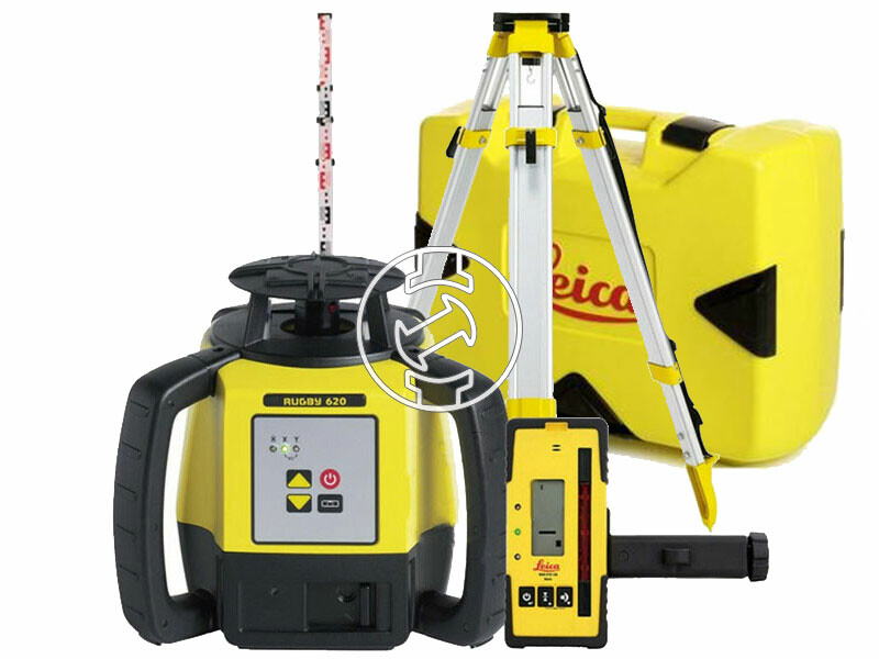 Leica Rugby 620 forgólézer + Rod Eye 160 Digital vevőegység