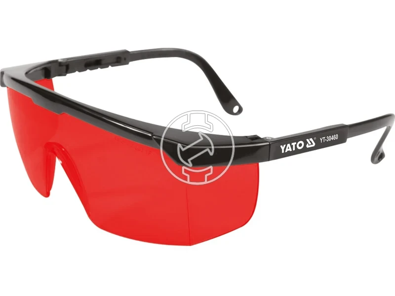 Kép: Lezeres szintezohoz lathatosagi szemuveg piros lencsevel.webp