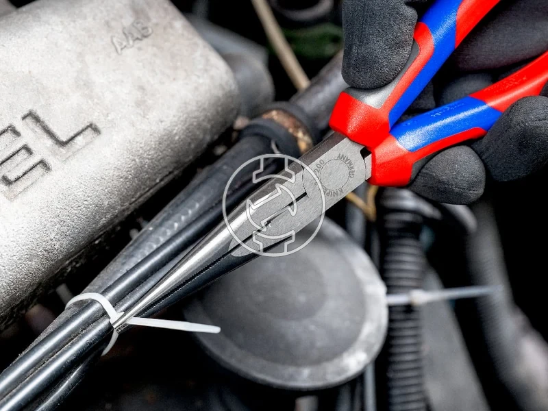 Kép: Long Nose Pliers w Cutter.webp